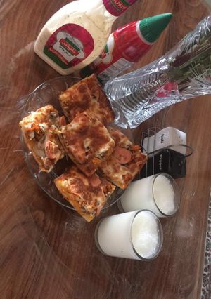 عکسی از دستور پیتزا مخلوط خانگی