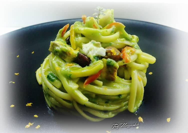 Linguine con spigola