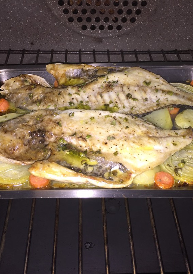 Una foto de Dorada al horno