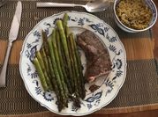 A picture of corn asparagus