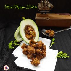 A picture of Raw Papaya Fritters.