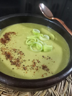 Una foto de Crema de puerro