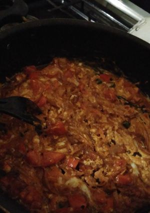 عکسی از دستور املت مخلوط به روش من😋😍