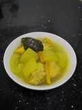 ไก่ต้มขมิ้นฟักอ่อน