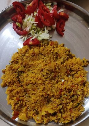 મસાલા ભાત (Masala Rice Recipe In Gujarati) રેસીપી મુખ્ય ફોટો