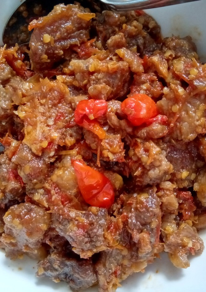 Foto resep Oseng Mercon Sengkel dan tetelan Sapi