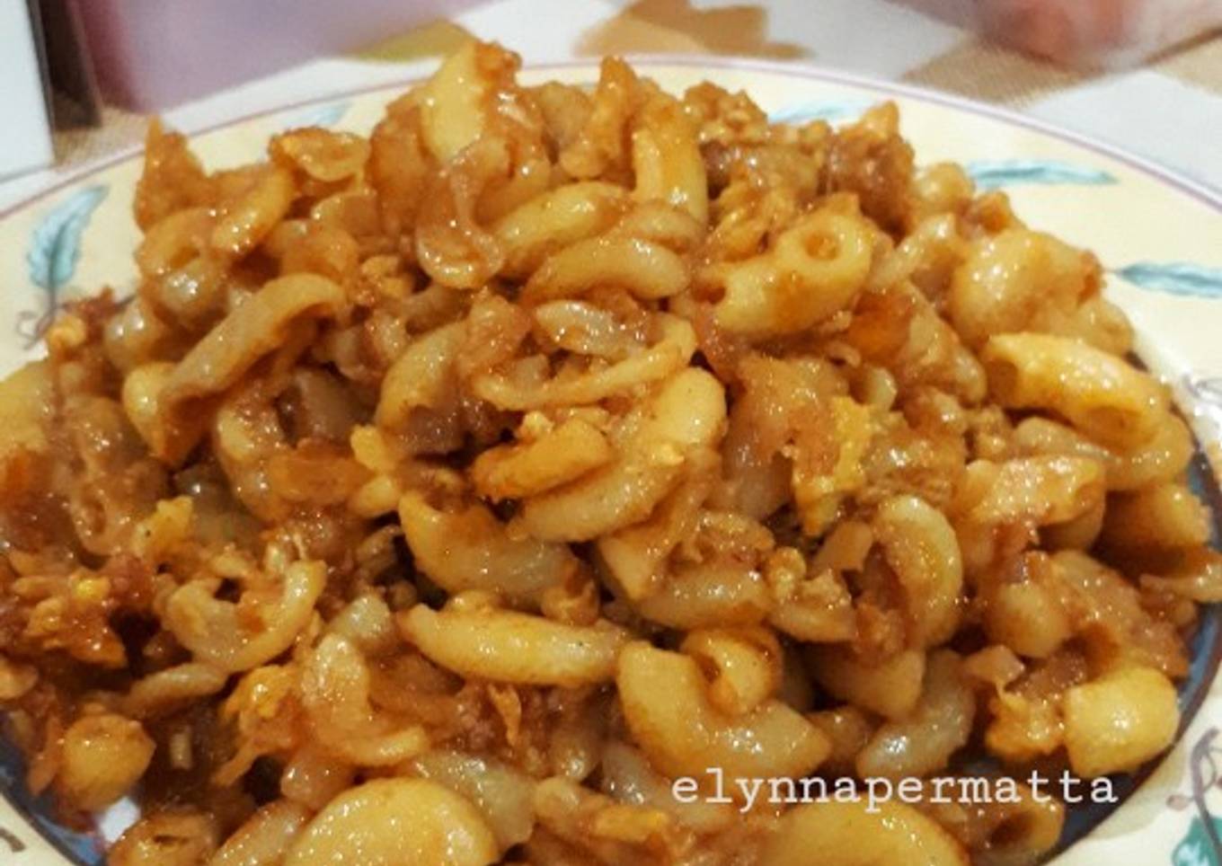 MakLor (Makaroni Telor) Pedas Manis Enak Banget