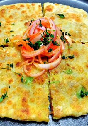 A picture of Soya Mughalai Parantha.