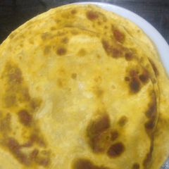 A picture of Sweet potato chapatis.