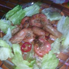 A picture of Fried prawns.