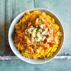 A picture of Leftover Turkey Curry.