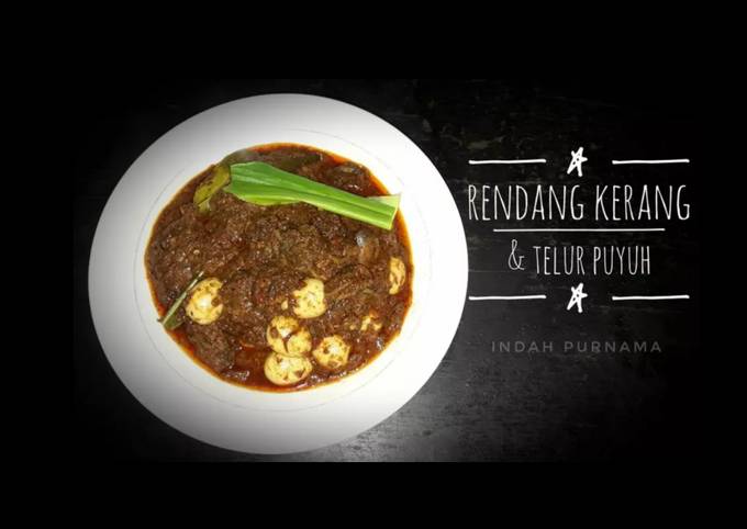 Rendang Kerang & Telur Puyuh