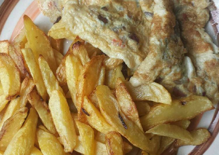 Chips and fried egg Recipe by Enefola Joy Owoicho Cookpad