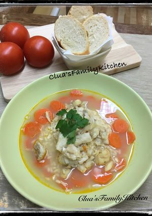 Foto resep Sup ikan (Rape/Monk fish)/Sopa de Rape