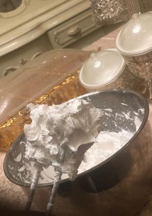 Stable whipped cream ainihin hoton girkin