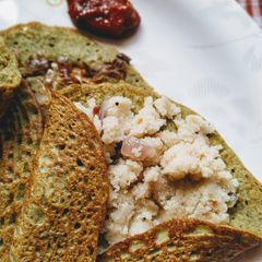 A picture of Upma Pesarattu.