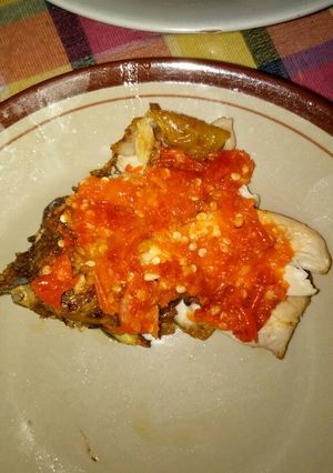 Foto resep Ayam penyet sambal bawang