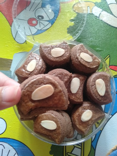 Foto resep Choco Almond Cookies