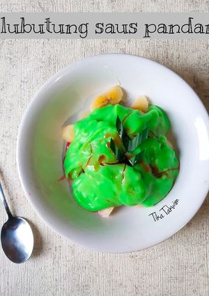 Foto resep Pallubutung saus pandan