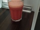 Zumo de fresas y melón