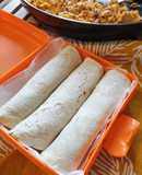 Taquitos de huevo con chorizo para llevar