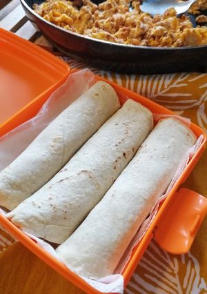 A picture of Egg and Chorizo Breakfast Taquitos To Go.