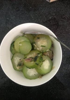 Hình của món Bí đao kho tiêu.