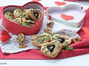 Una foto di biscotti al pistacchio