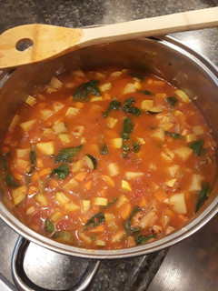 A picture of Minestrone Soup.