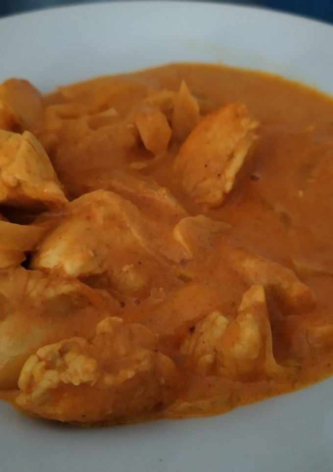 Una foto de Pollo al Curry