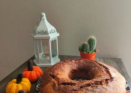 Ciambella marmorizzata zucca e cacao