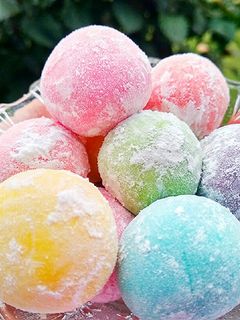 Foto resep Bola-Bola Susu Pelangi