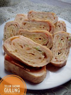 Foto resep Telur Dadar Gulung