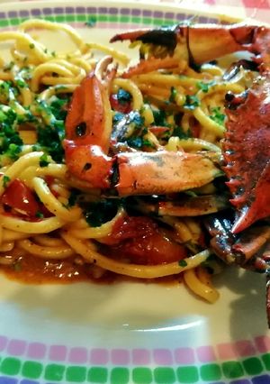 Foto di Pasta con i granchi