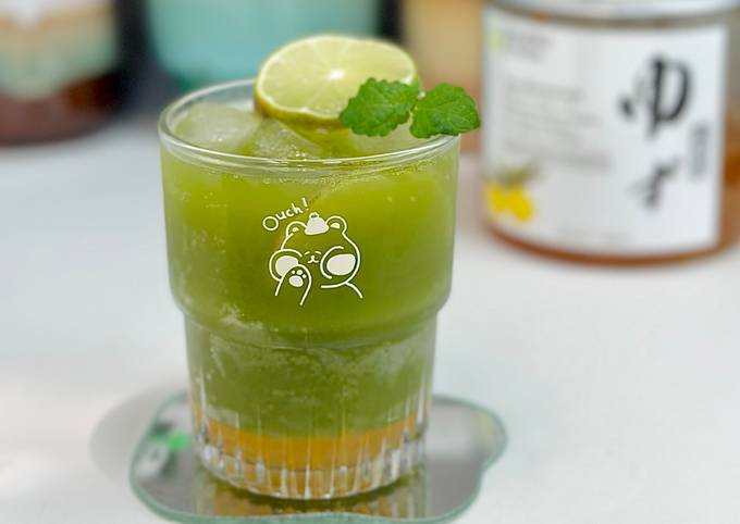 Resep Yuzu Matcha Ade 💚 Oleh Febriyana Ig Febbriyana Cookpad