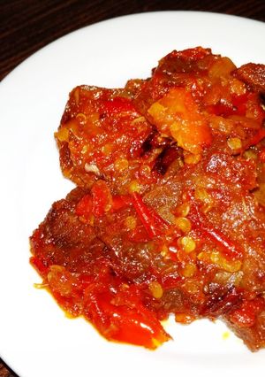 Foto resep Dendeng Kering Balado