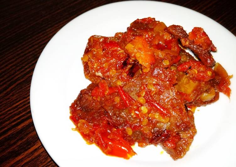 Dendeng Kering Balado