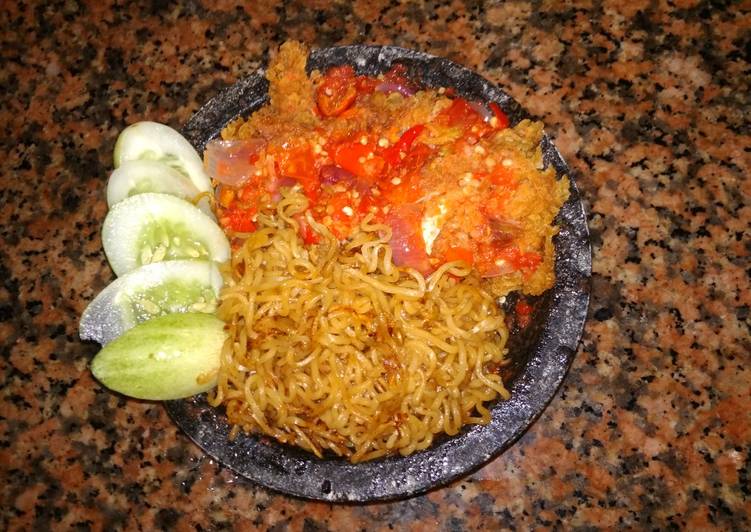 Resep Mie geprek Anti Gagal