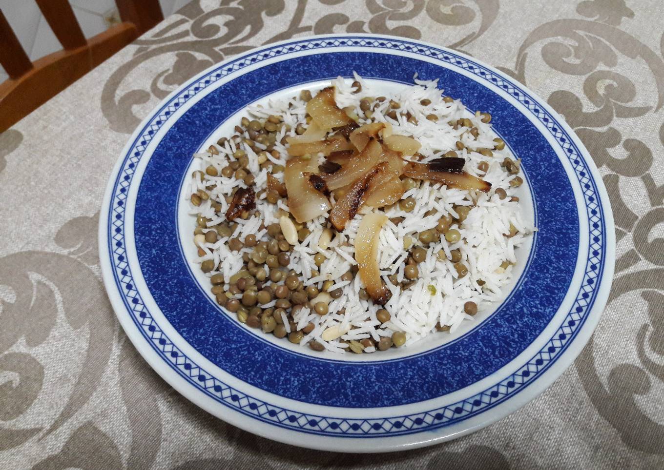 🇱🇧“Mjadra” libanesa vegana 🍚