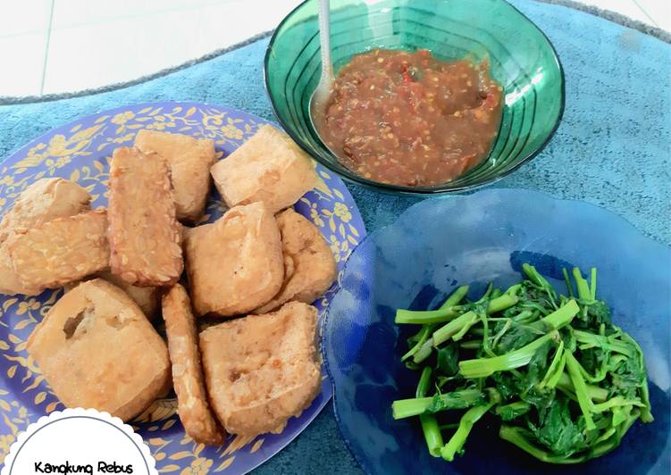 Kangkung Rebus Sambal Goreng Terasi