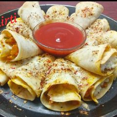 Stuffed Roties with a twist A picture of Stuffed Roties with a twist.