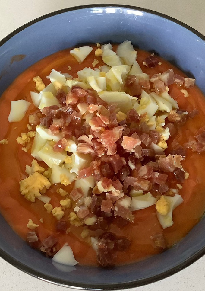 Una foto de Salmorejo en Thermomix