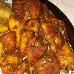 A picture of Spicy Peppered Chicken.