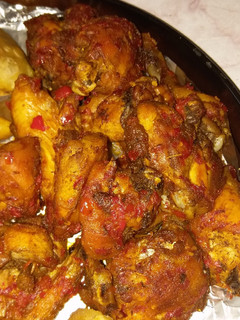 A picture of Spicy Peppered Chicken.