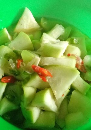 Foto resep Tumis mercon labu putih