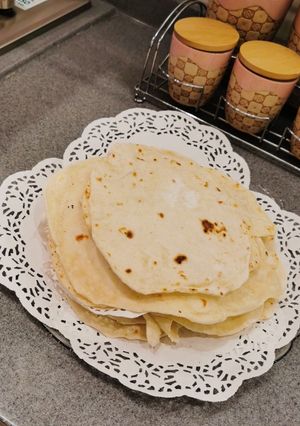 صورة لوصفة خبز التورتيلا