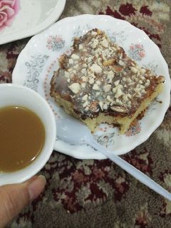 صورة لوصفة بسبوسة بدون بيض بالنستله
