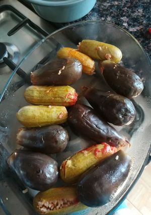 صورة لوصفة محشي كوسا و باذنجان