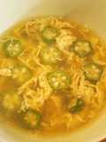 Simple Okra and Egg Soup