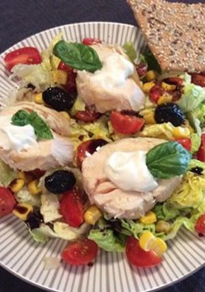 A picture of Basil Chicken Salad.